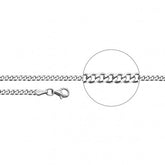 Der Kettenmacher Herren/Damen Halsketten Sterling-Silber 925 in 60 cm - P3-60S